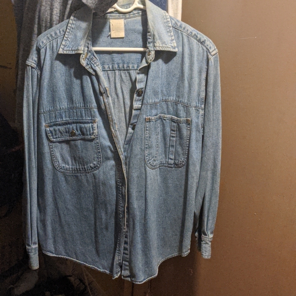 Vintage 90s old navy cowboy cowgirl farm girl jean jacket Halloween sexy costume